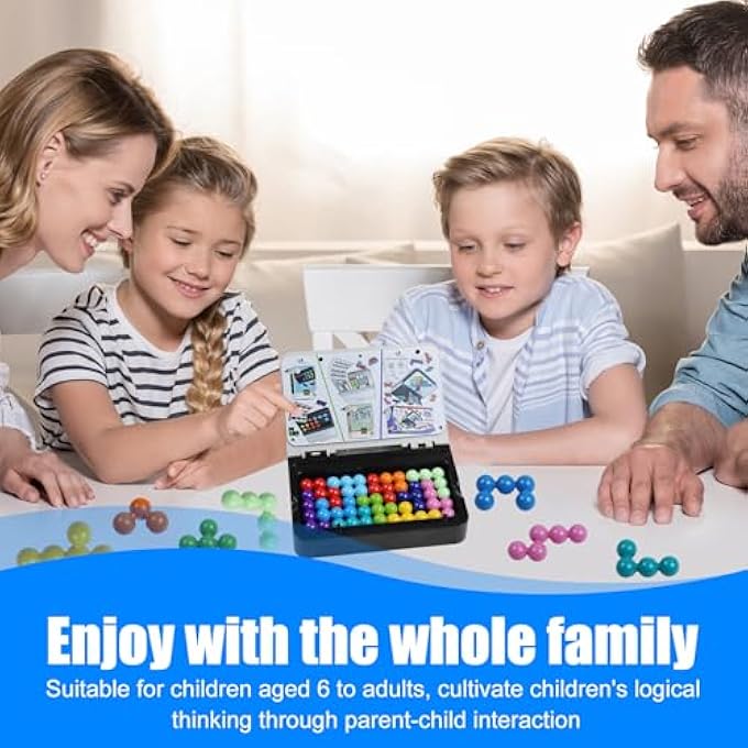 IQ PUZZLE IQ GAMES WITH 110 CHALLENGES, 2D 3D IQ GAME LOGIC GAMES PUZZLE GAMES IQ GAMES FOR CHILDREN FROM 6 AND ADULTS GAMEPLAY FOR FAMILY GATHERINGS - Image 4